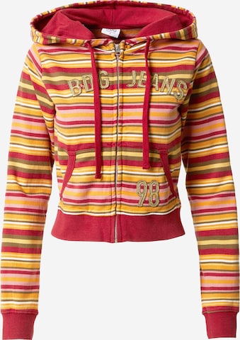 BDG Urban Outfitters Zip-Up Hoodie in Mixed colors: front