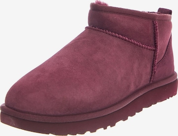 Boots 'CLASSIC ULTRA MINI' UGG en rose : devant
