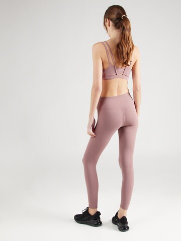 NIKE Skinny Sporthose 'ONE' in Lila