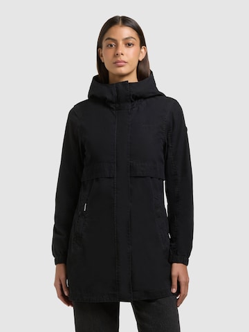 khujo Between-Season Jacket 'Brava' in Black: front