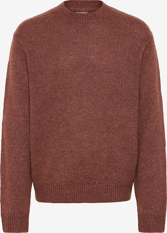 !Solid Sweater 'SDHamdani' in Brown: front