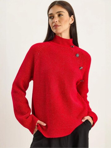 Pullover 'Pullover' di Bianco Lucci in rosso: frontale