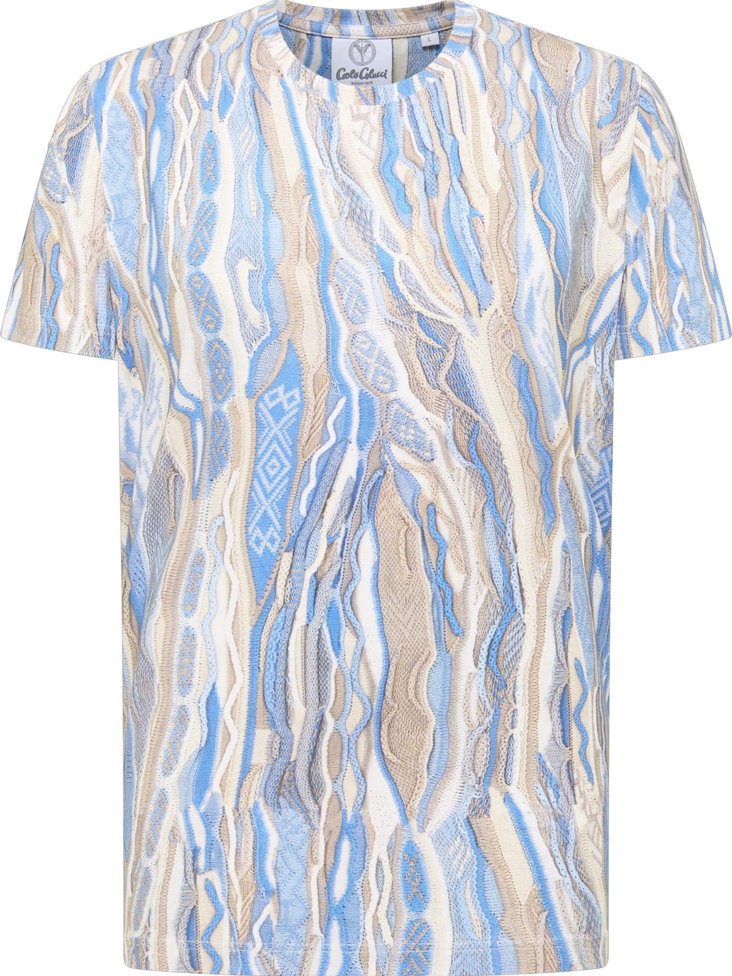 Carlo Colucci Shirt 'Fanton' in Blue: front