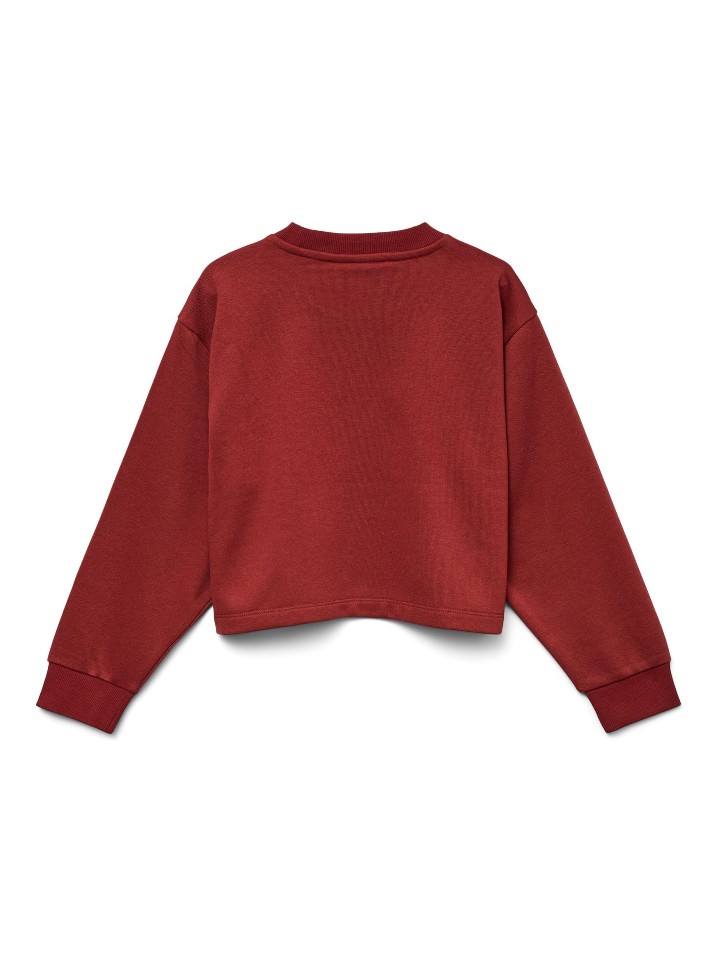 Vero Moda Girl - Sudadera 'VMNew York' en rojo