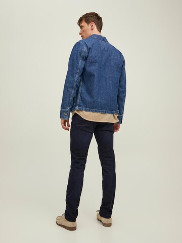 JACK & JONES Slimfit Farkut 'JJIGlenn JJIcon' värissä sininen