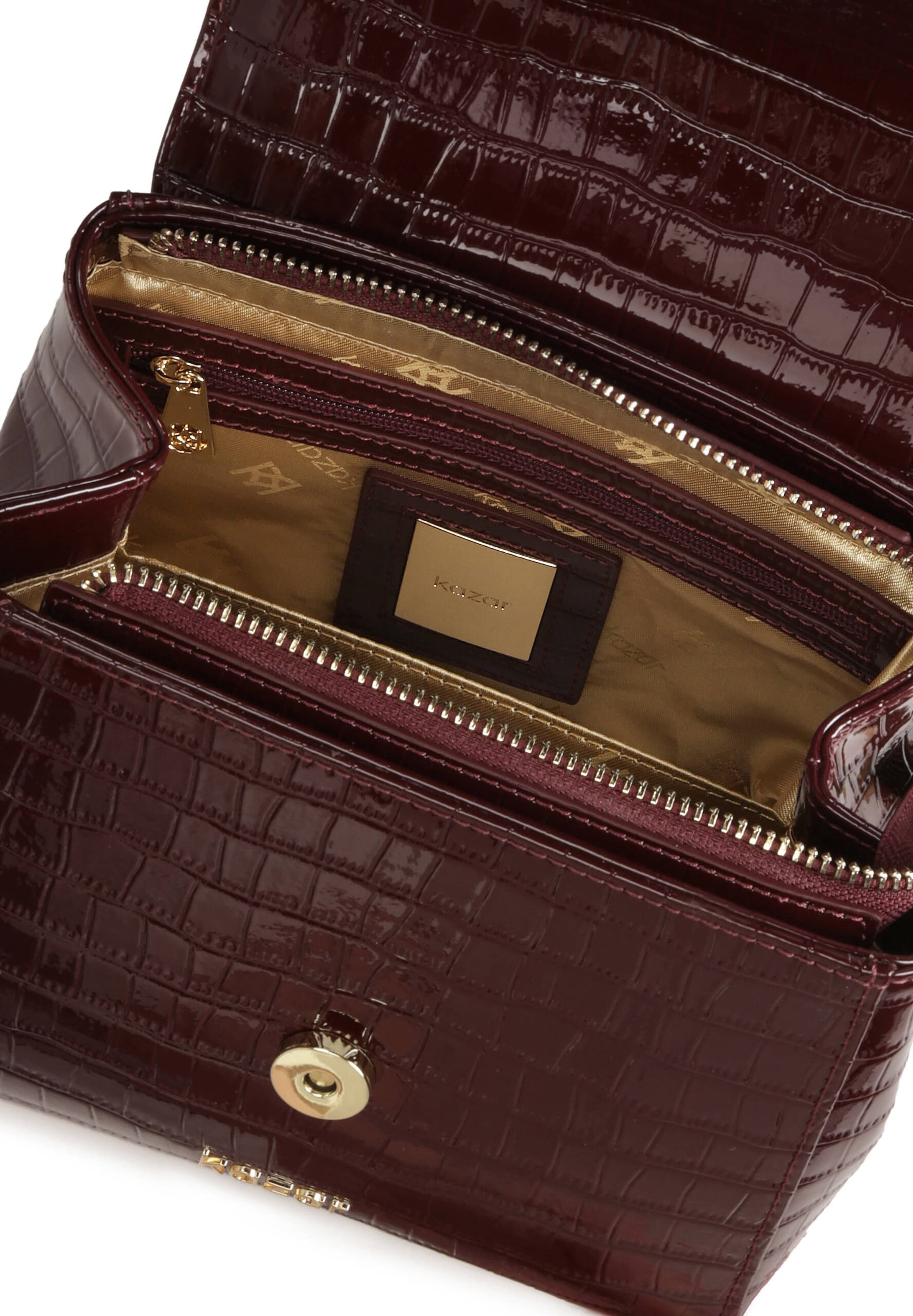 Kazar Дамска чанта 'Maroon' в червено