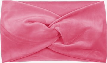 styleBREAKER Hair jewelry 'Samt Stirnband mit Twist Knoten' in Pink: front