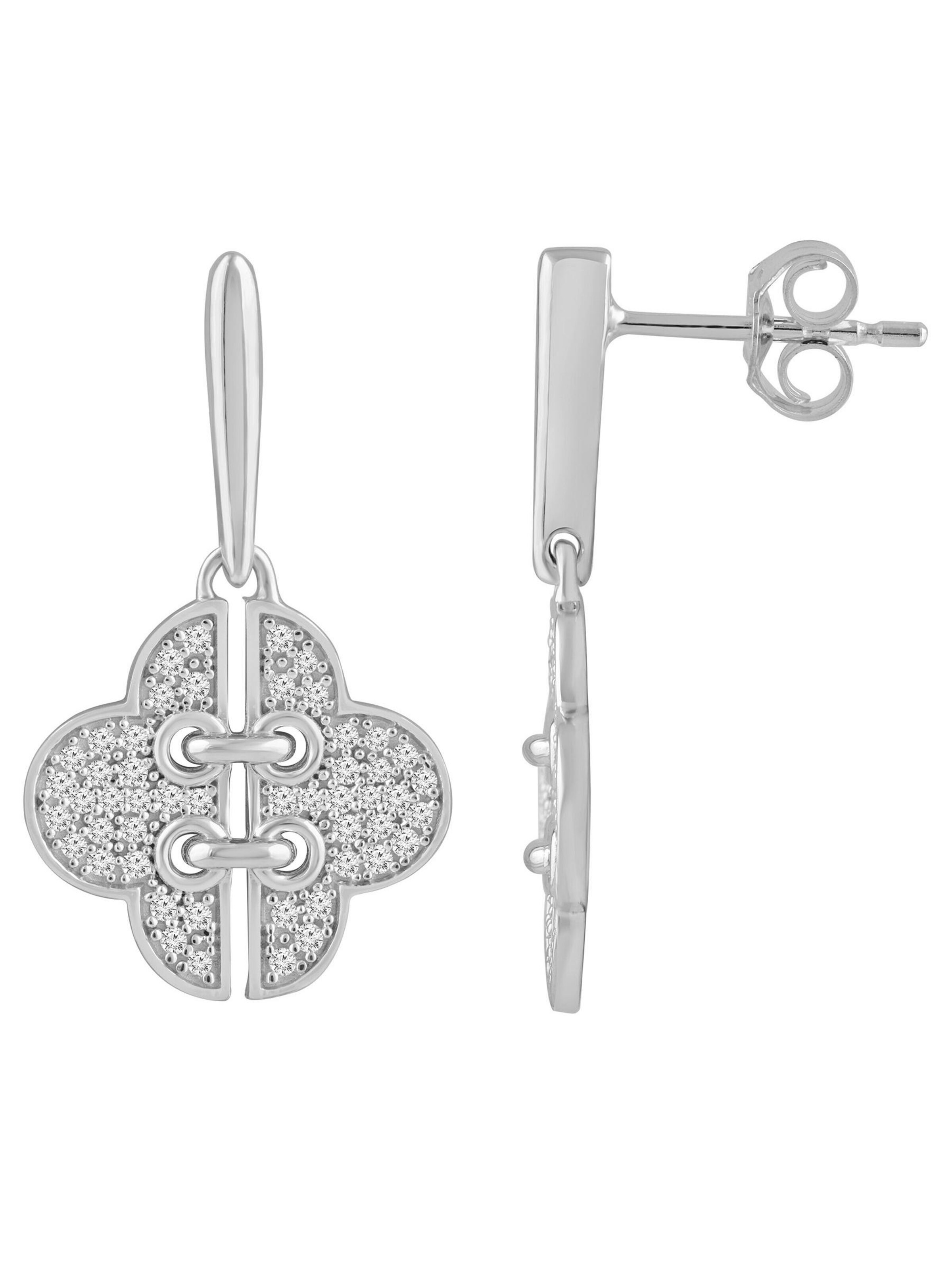 Diamant Exquis Earrings in Silver