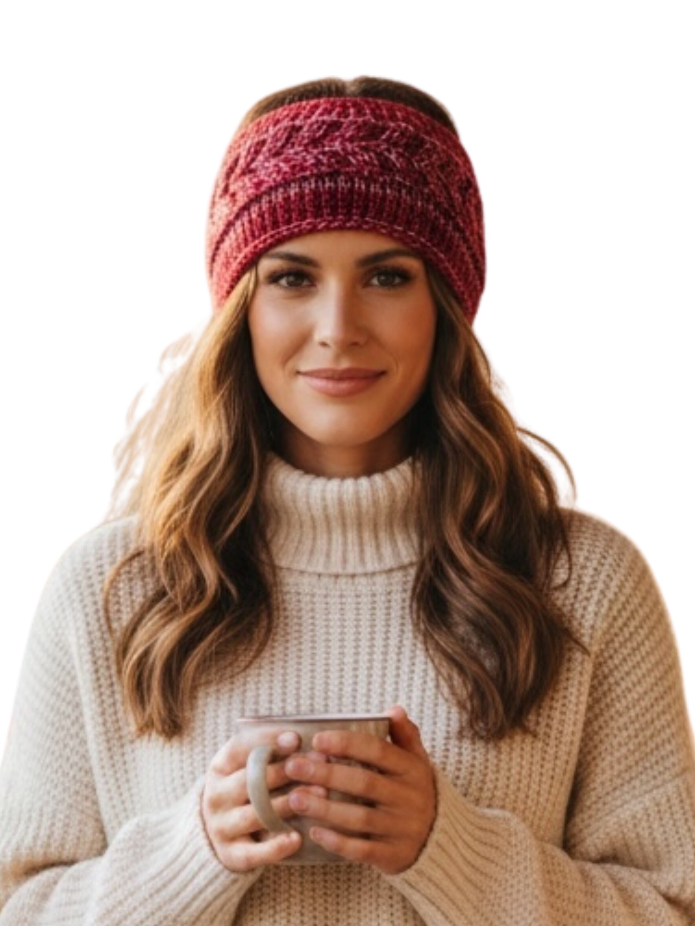 Kumixi Headband in Red: front