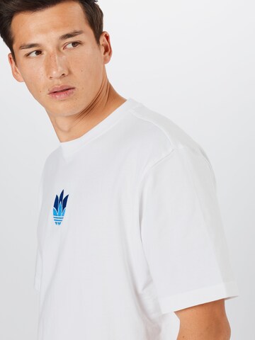 T-Shirt 'Trefoil' ADIDAS ORIGINALS en blanc