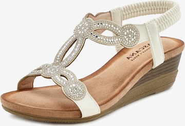 LASCANA Sandals in White