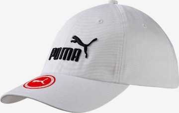 PUMA Cap 'Ess' in White: front