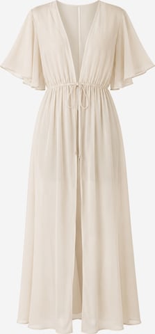 Abito da spiaggia di Elara in beige: frontale