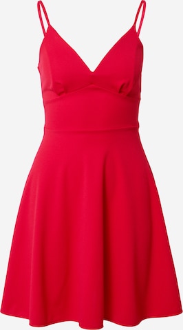 WAL G. שמלות קוקטייל 'JINA' באדום: מלפנים
