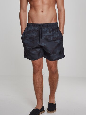 Urban Classics Zwemshorts in Blauw: voorkant