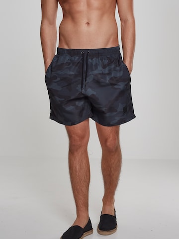 Shorts de bain Urban Classics en bleu : devant