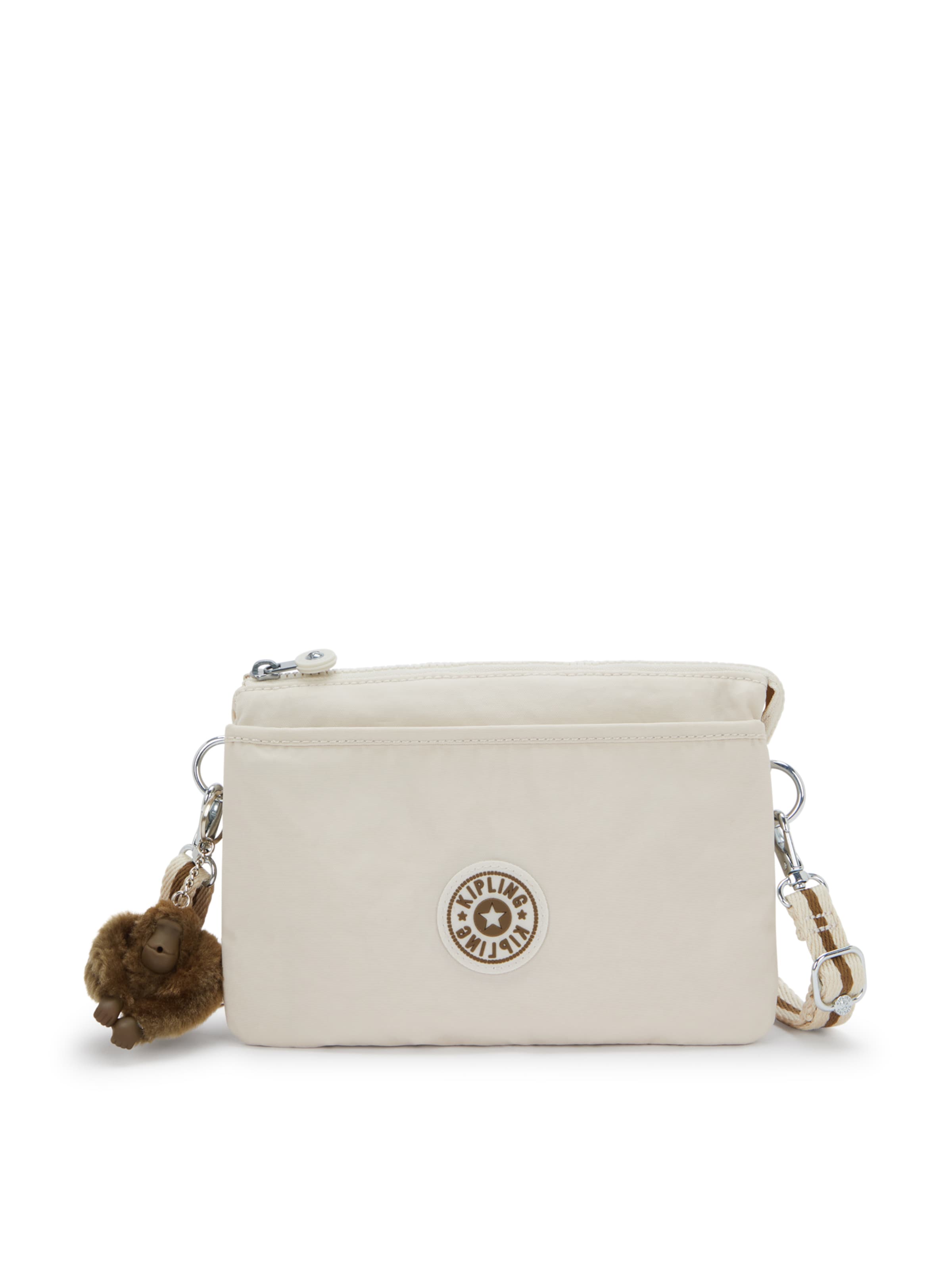 KIPLING Válltáska 'Riri' - fehér: elől