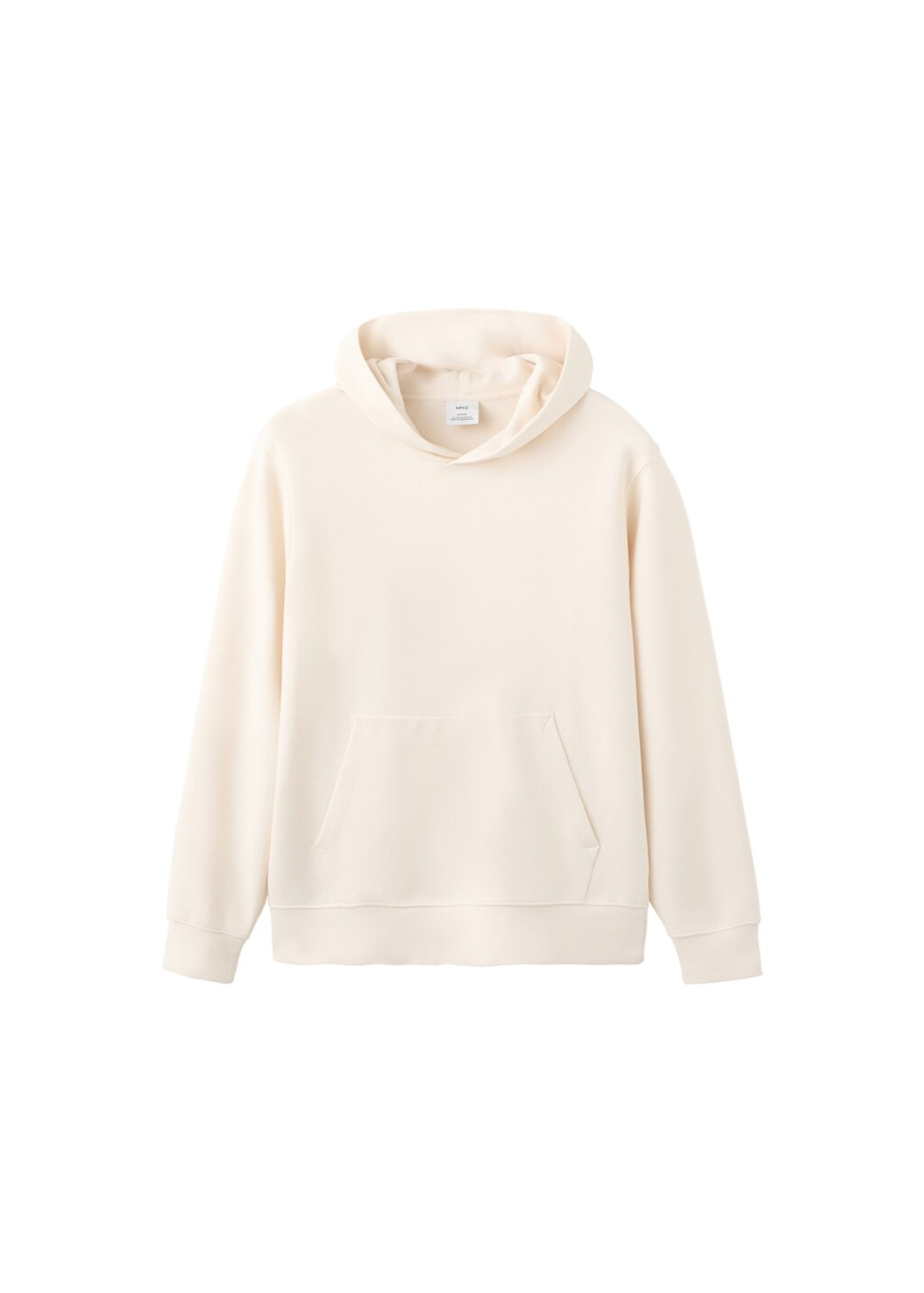 MANGO MAN Sweatshirt 'Bone' in Beige: front