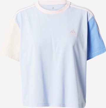 T-shirt 'Essentials 3-Stripes ' ADIDAS SPORTSWEAR en bleu : devant