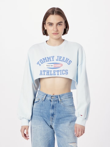 Tommy Jeans Sweatshirt i blå: framsida
