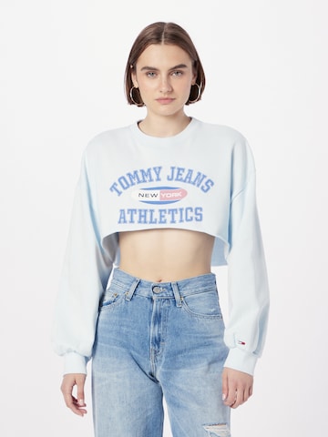 Tommy Jeans Sweatshirt in Blue: front