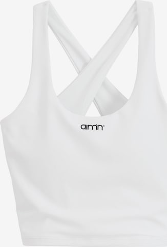 Aim'n Bralette Sports bra 'Essential' in White: front