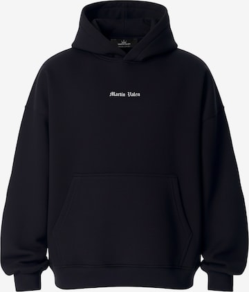 Sweat-shirt MARTIN VALEN en noir : devant
