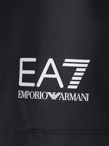 EA7 Emporio Armani Loosefit Sportbroek in Zwart