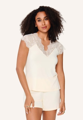 Pigiama di LingaDore in beige: frontale