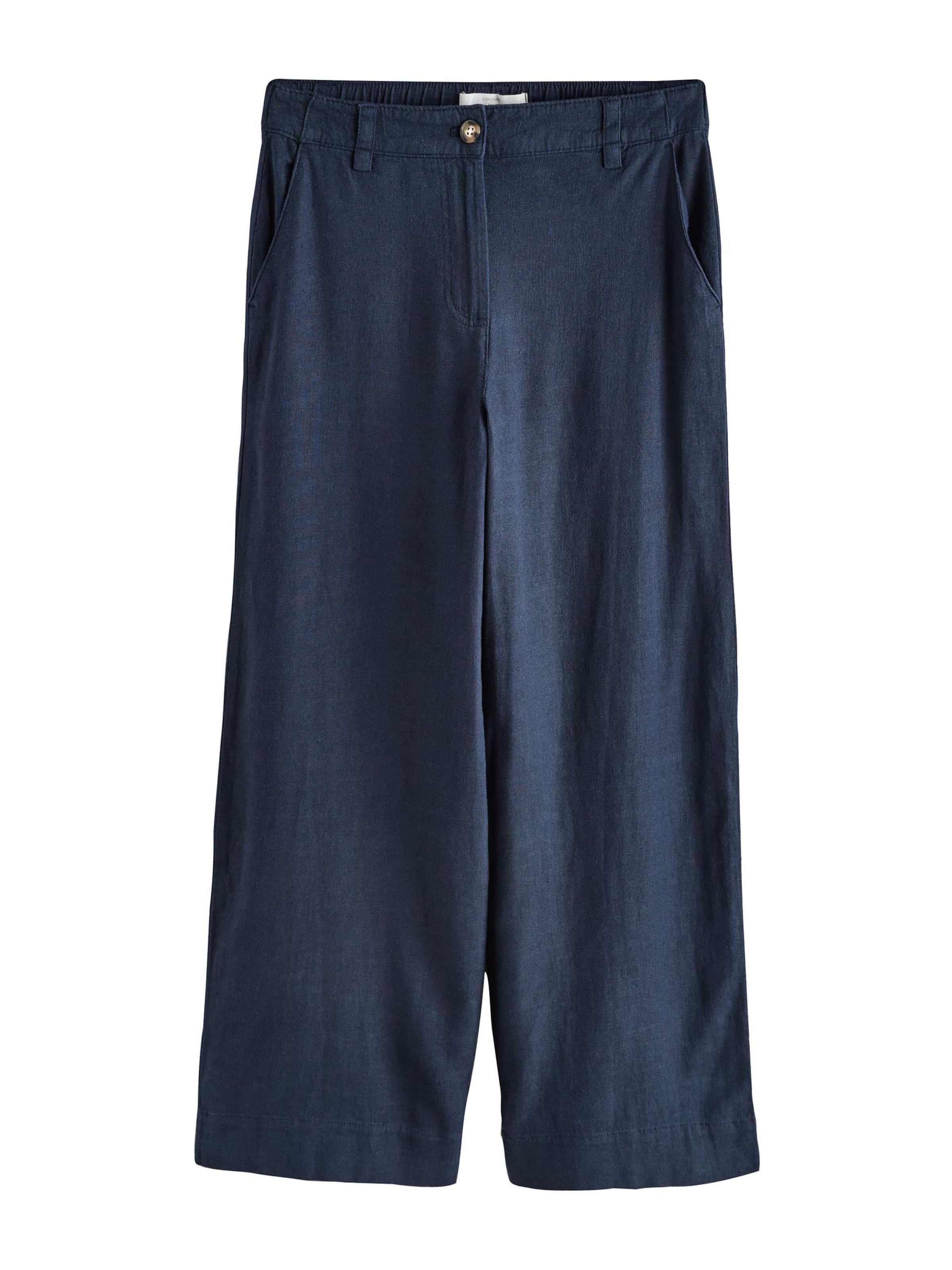 Wide Leg Pantalon Next en bleu : devant