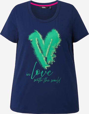Ulla Popken Shirt in Blauw: voorkant