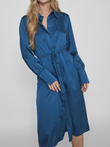 VILA Shirt Dress in Blue: front