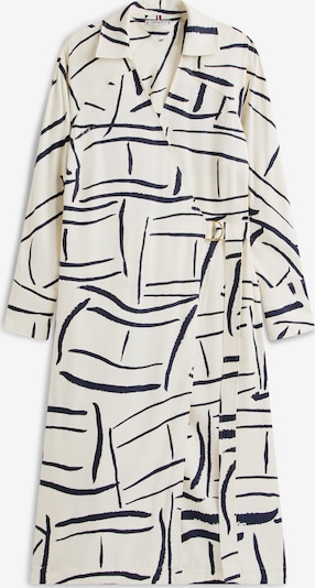 Tommy Hilfiger Curve Mekko värissä tummansininen / valkoinen, Tuotenäkymä