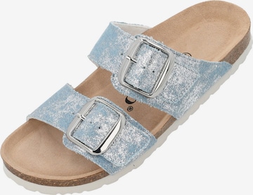 PaladoNatikače s potpeticom 'Samos' - plava boja: prednji dio