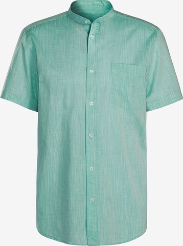 H.I.S Regular fit Button Up Shirt in Green: front