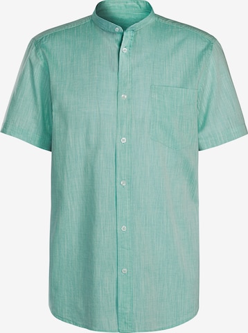 H.I.S Regular fit Button Up Shirt in Green: front