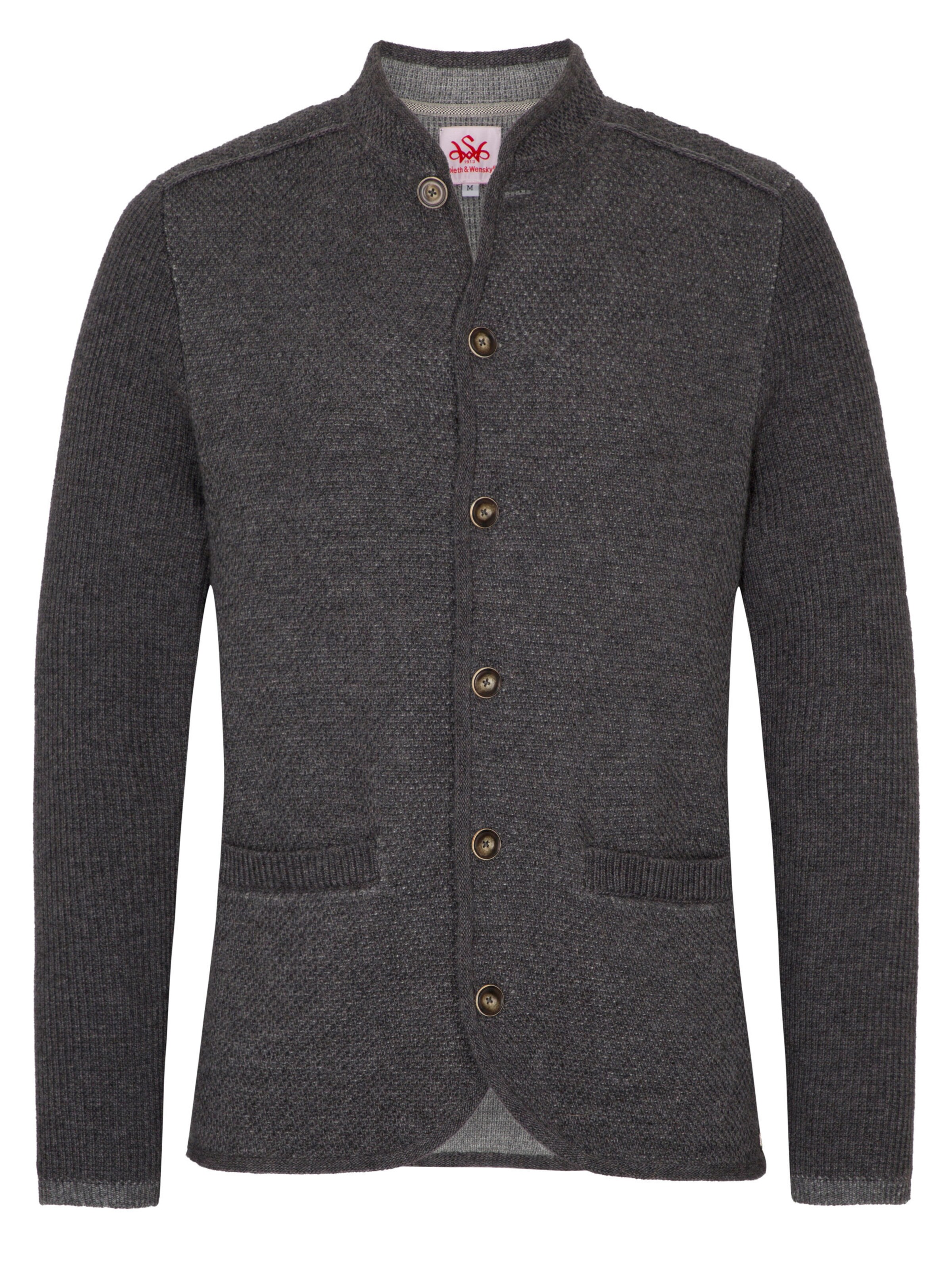 SPIETH & WENSKY Vestes en maille 'Gasteig' en anthracite, Vue avec produit