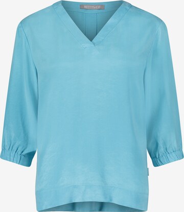 Betty & Co Blouse in Blauw: voorkant