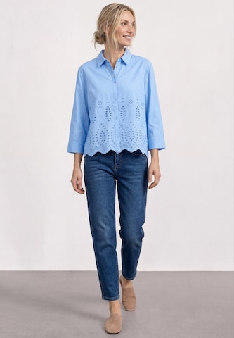 STREET ONE Bluse in Blau