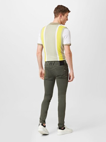 REPLAY Skinny Jeans 'ANBASS' in Green