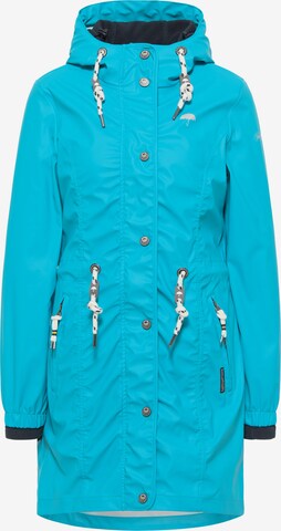 Schmuddelwedda Raincoat in Blue: front