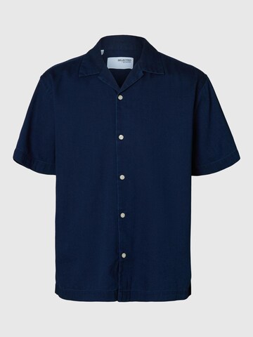 SELECTED HOMME Comfort fit Overhemd in Blauw: voorkant