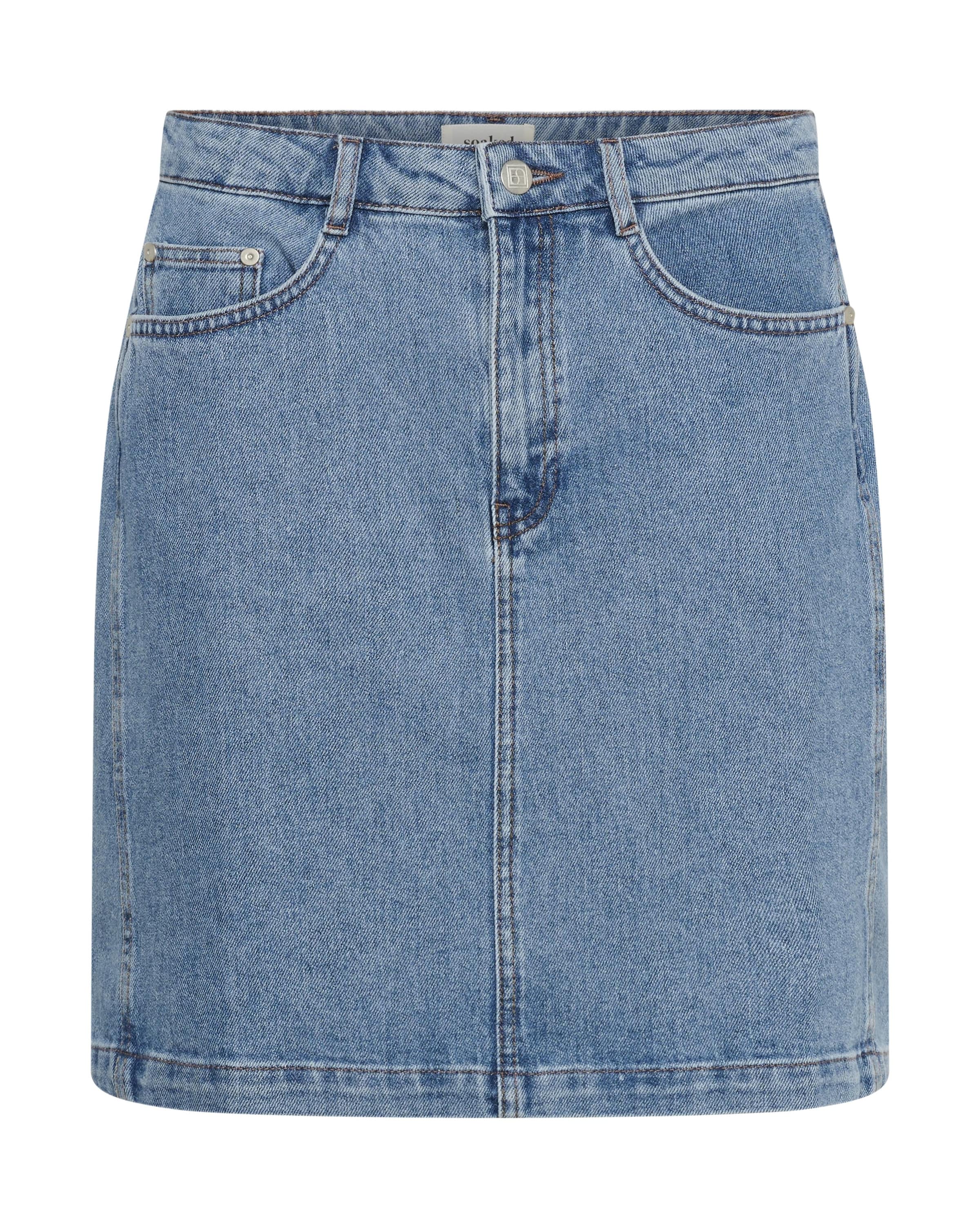 Jupe 'SLAdabella' SOAKED IN LUXURY en bleu : devant