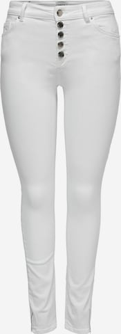 Only Petite Skinny Jeans 'Bobby' in White: front