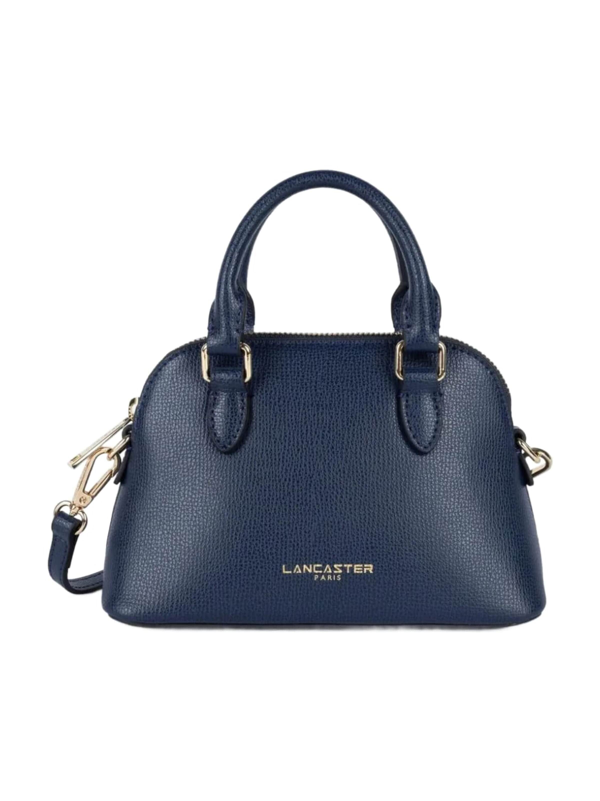 Sacs à main 'Lancaster Sac Demi-lune Sierra S Bleu Foncé' LANCASTER Paris en bleu : devant