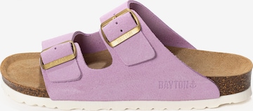 Bayton Pantolette 'Atlas' in Lila: Vorderseite