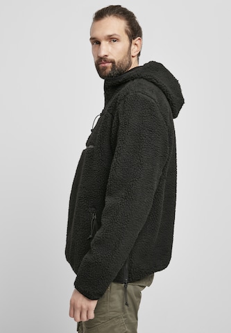 Brandit Fleece jacket 'Teddyfleece Worker' in Black