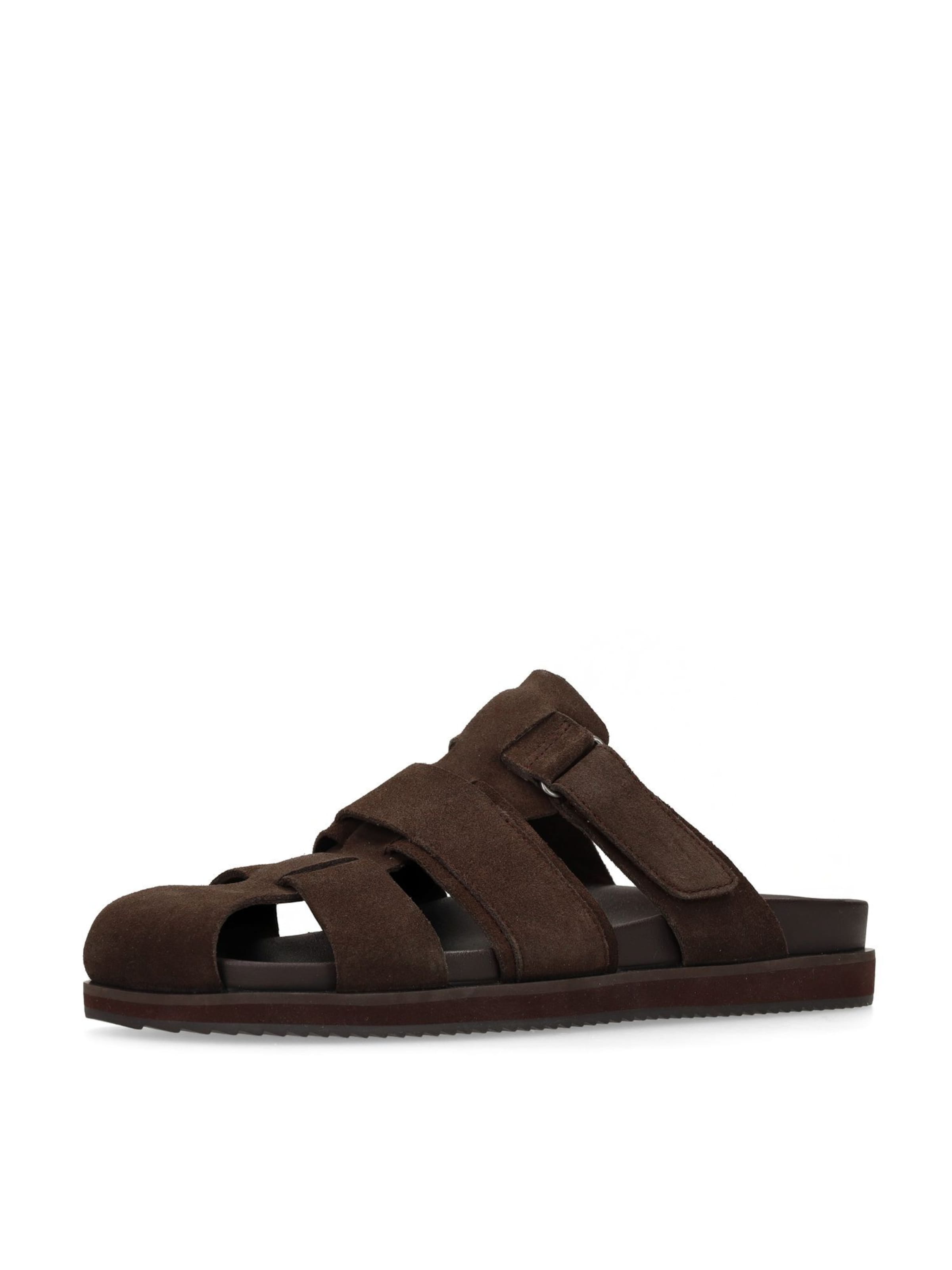 Mule MANFIELD en marron : devant