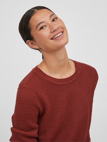 VILA Sweater 'Dalo' in Red