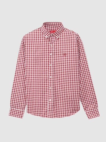 D’S Damat Regular fit Overhemd in Rood